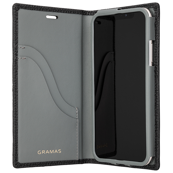 GRAMAS German Shrunken-calf Genuine Leather Book Case GLC-72348 for iPhone XS/X｜PRODUCTS｜GRAMAS｜グラマス
